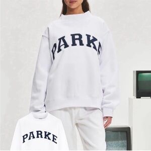 NWT PARKE WHITE MOCKNECK